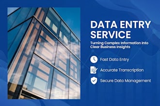 provide fast and accurate manual data entry