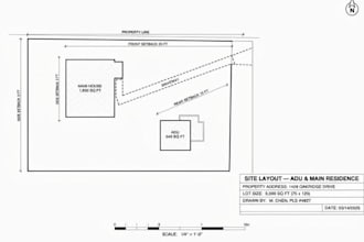 redraft land survey property plot plan site layout nc US