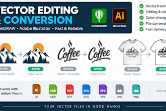 edit and convert vector files in coreldraw and illustrator