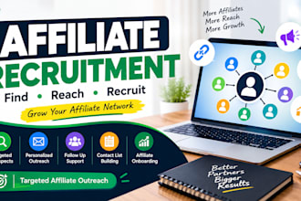 recruit affiliates for your affiliate program