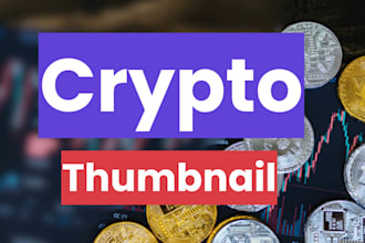 design high converting crypto thumbnail