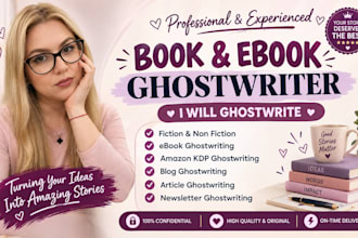 ghostwrite ebook romance ghostwriter memoir fantasy romance