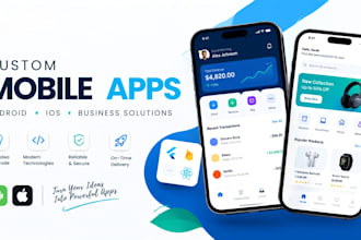 build custom mobile apps for your business or startup