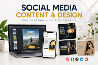 create social media content and graphic designs