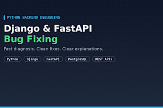 fast API  python bug fixing