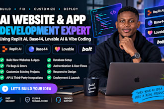 develop or fix replit ai website deploy base44 app lovable ai vibe coding base44