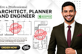 draft 2d floor plan, full architectural drawing, mep, city permit drawing, hvac
