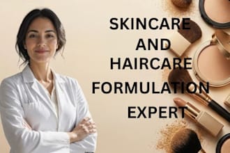develop custom organic skincare and haircare formulations