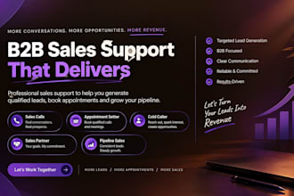 insurance appointment setter pipeline sales calls sales partner b2b cold caller