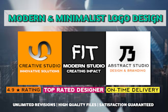 design modern logo and brand identity for your business