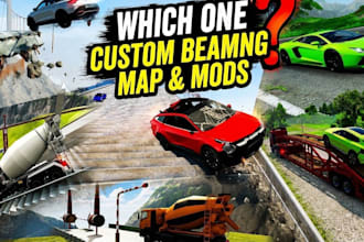 build realistic beamng racing maps and driving environments