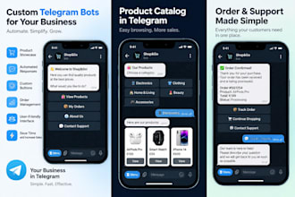 create a telegram bot for your online store