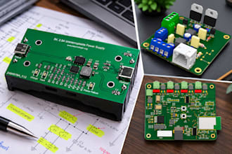 do pcb layout design, schematic multilayer pcb design esp32 stm32 iot pcb gerber