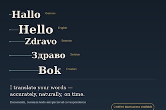 translate your documents between german english and balkan languages