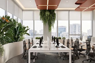 renovate 3d commercial space interior, architectural 3d rendering, office design