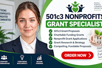 write 501c3 nonprofits grant 501c3 grant proposal charitable funding grants