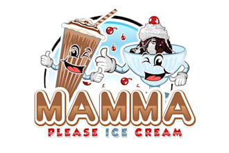 design excellent ice creame logo for your business