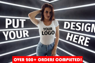 create custom tshirt mockups featuring real models