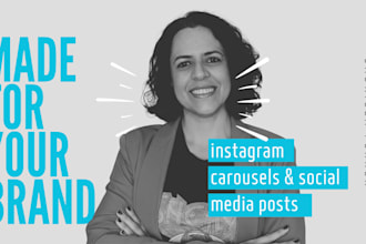 develop engaging instagram carousels and social media posts