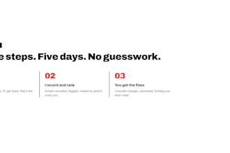 do a UX audit and usability review of your website or app