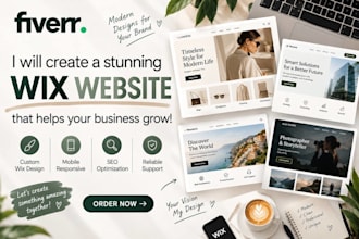 build or redesign modern wix website