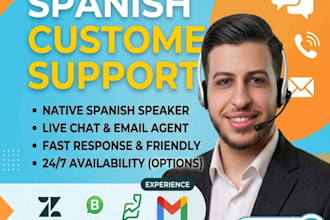 provide chat support and customer service in spanish