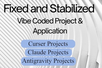 fix vibe coded website, vibe coded software, claude project, cursor project,