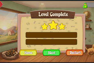 design a professional game UI for your game