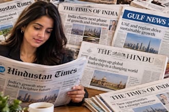 feature your article on hindustan times, times of india, gulf news and the hindu