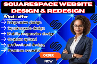 design, redesign and develop a modern squarespace website