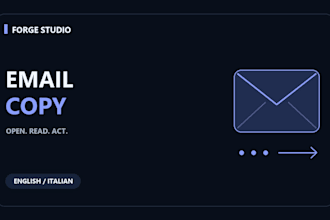write welcome and promotional email copy for your brand