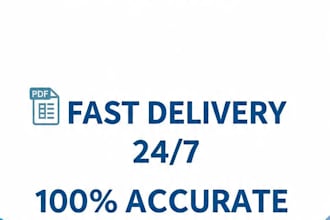 accurate data entry and fast typing work