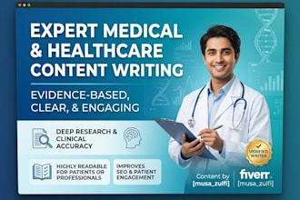 write clear medical and healthcare content