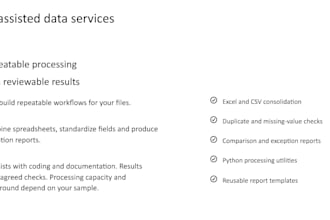 clean and validate your excel or CSV data