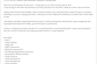 create a professional linkedin profile that stands out