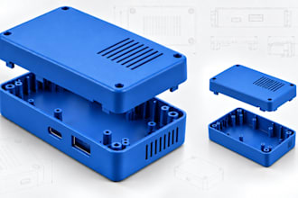 design pcb electronic case or housing enclosure for prototype and manufacturing