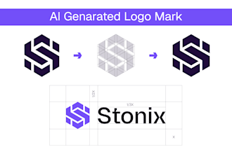 clean up and polish your ai generated logo mark
