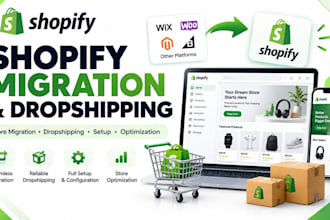 do shopify migration, wix to shopify, wordpress to shopify