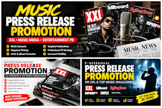 press release promotion on xxl magazine, top music magazines