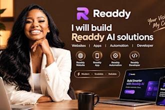 build readdy ai website, readdy ai app, readdy automation, readdy developer