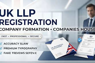 register your UK llp company and handle companies house formation