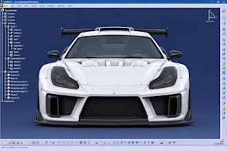do automotive cad, car 3d modeling and mechanical parts design for production