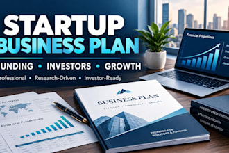 write a startup business plan to secure funding and investors