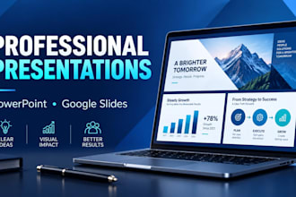 design professional powerpoint and google slides presentations