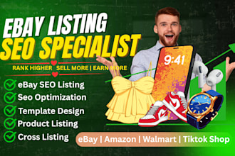 do ebay seo listing, ebay product listing, ebay lister