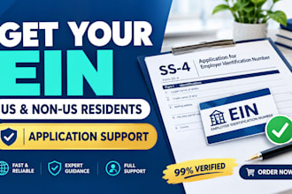 obtain your ein from the irs for your US llc or corporation