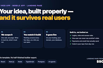build your mvp web app or mobile app with ai and make it production ready