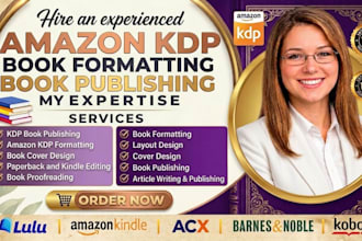 paperback book formatting amazon KDP book editing  KDP book publishing
