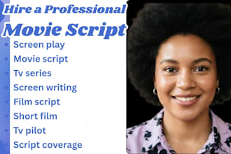 screenplay movie script screenwriting scriptwriting tv pilot tv series tv show