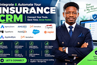 integrate agencyzoom ams360 vertafore ezlynx typeform hubspot salesforce zapier